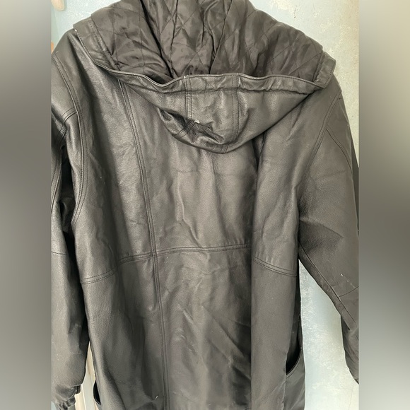 Black Hooded Jacket - Picture 2 of 4